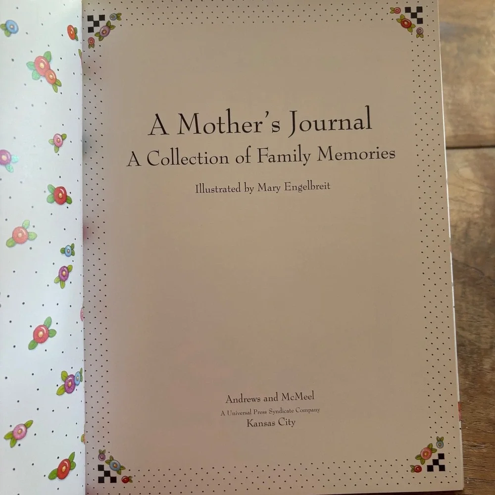 Mary Engelbreit A Mothers Journal Collection of Family Memories Hardcover 1993